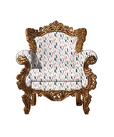 100% Cotton Half Panama Printed Fabric / Canvas printed Fabric / Feather Digital Print Fabric - G.k Fashion Fabrics