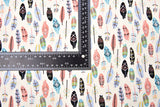 100% Cotton Half Panama Printed Fabric / Canvas printed Fabric / Feather Digital Print Fabric - G.k Fashion Fabrics
