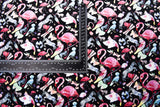 100% Cotton Half Panama Printed Fabric / Canvas printed Fabric / Flamingo Digital Print Fabric - G.k Fashion Fabrics