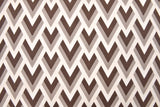 100% Cotton Half Panama Printed Fabric / Canvas printed Fabric / Grey Zig Zag Digital Print Fabric - G.k Fashion Fabrics