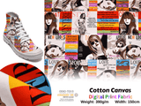 100% Cotton Half Panama Printed Fabric / Canvas printed Fabric / Magazine Digital Print Fabric - G.k Fashion Fabrics