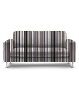 100% Cotton Half Panama Printed Fabric / Canvas printed Fabric / Multi Shape Grey Striped Digital Print Fabric - G.k Fashion Fabrics