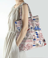 100% Cotton Half Panama Printed Fabric / Canvas printed Fabric / Ocean Sailing Digital Print Fabric - G.k Fashion Fabrics