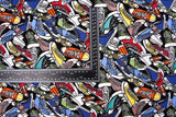 100% Cotton Half Panama Printed Fabric / Canvas printed Fabric / Sneakers Digital Print Fabric - G.k Fashion Fabrics