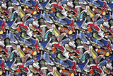 100% Cotton Half Panama Printed Fabric / Canvas printed Fabric / Sneakers Digital Print Fabric - G.k Fashion Fabrics
