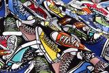 100% Cotton Half Panama Printed Fabric / Canvas printed Fabric / Sneakers Digital Print Fabric - G.k Fashion Fabrics
