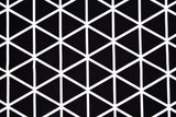 100% Cotton Half Panama Printed Fabric / Canvas printed Fabric / White Black Missoni Digital Print Fabric - G.k Fashion Fabrics