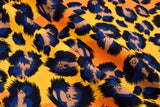 100% Cotton Half Panama Printed Fabric / Canvas printed Fabric / Yellow Leopard Digital Print Fabric - G.k Fashion Fabrics