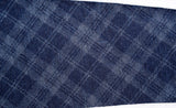 100% Cotton Washed Denim Plaid Jacquard Fabric - G.k Fashion Fabrics denim