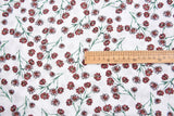 100% Viscose Poplin - Daisy Floral Print Fabric - 61046 - G.k Fashion Fabrics viscose