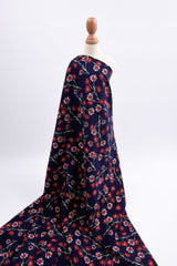 100% Viscose Poplin - Daisy Floral Print Fabric - 61046 - G.k Fashion Fabrics viscose