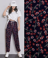 100% Viscose Poplin - Daisy Floral Print Fabric - 61046 - G.k Fashion Fabrics viscose