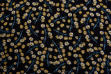 100% Viscose Poplin - Daisy Floral Print Fabric - 61046 - G.k Fashion Fabrics viscose