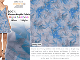 100 % Viscose Poplin Digital Print Fabric - 1093 - G.k Fashion Fabrics viscose