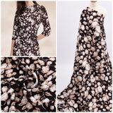 100% Viscose Poplin -Fields Of Daisies Print Fabric - 61017 - G.k Fashion Fabrics viscose