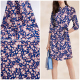 100% Viscose Poplin -Fields Of Daisies Print Fabric - 61017 - G.k Fashion Fabrics viscose