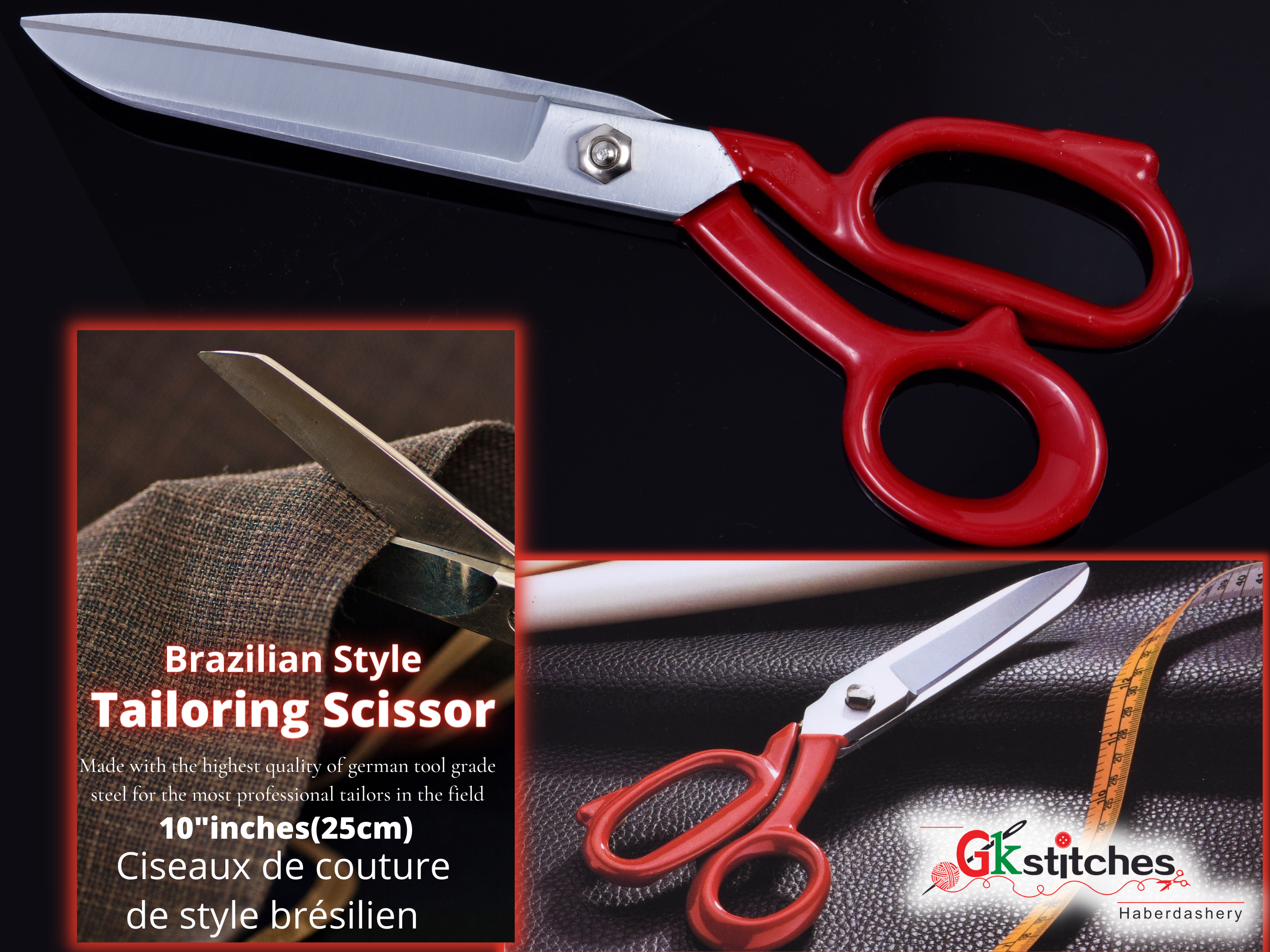 Sewing Scissors, 10 Inch Fabric Dressmaking Scissors Tunisia