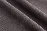 16Wale Corduroy Stretch Fabric - Classic Retro Corduroy Fabric - G.k Fashion Fabrics Dark Grey - 980 / Price per Half Yard corduroy