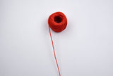 2mm Jute Hemp String Cord (25 meters roll) Natural Jute String Natural Fiber - G.k Fashion Fabrics Red