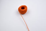 2mm Jute Hemp String Cord (25 meters roll) Natural Jute String Natural Fiber - G.k Fashion Fabrics Orange