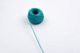 2mm Jute Hemp String Cord (25 meters roll) Natural Jute String Natural Fiber - G.k Fashion Fabrics Cyan