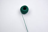 2mm Jute Hemp String Cord (25 meters roll) Natural Jute String Natural Fiber - G.k Fashion Fabrics Green