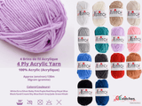 4 Ply Acrylic Yarn - G.k Fashion Fabrics