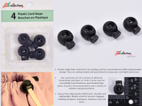 4 Plastic Cord Stops - G.k Fashion Fabrics Needle Threaders