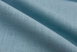 7oz Enzyme washed linen Fabric GK-6523 - G.k Fashion Fabrics Aqua / Price per Half Yard fabric