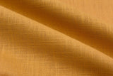 7oz Enzyme washed linen Fabric GK-6523 - G.k Fashion Fabrics Gold / Price per Half Yard fabric