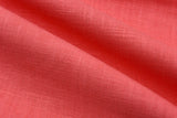 7oz Enzyme washed linen Fabric GK-6523 - G.k Fashion Fabrics Coral / Price per Half Yard fabric