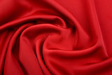 7oz matte Bridal Crepe Satin Fabric - G.k Fashion Fabrics Strawberry / Price Per Half Yard satin