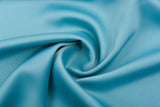 7oz matte Bridal Crepe Satin Fabric - G.k Fashion Fabrics Turquoise - 79 / Price Per Half Yard satin