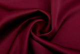 7oz matte Bridal Crepe Satin Fabric - G.k Fashion Fabrics Burgandy - 71 / Price Per Half Yard satin