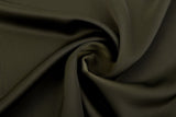 7oz matte Bridal Crepe Satin Fabric - G.k Fashion Fabrics Olive - 25 / Price Per Half Yard satin