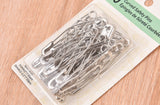 Curved Safety Pins 40 in the pack - G.k Fashion Fabrics Pins