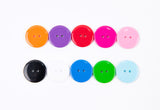 One color Two Hole Buttons pack - G.k Fashion Fabrics Haberdashery