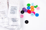 One Color Four Hole Buttons Pack - G.k Fashion Fabrics Haberdashery