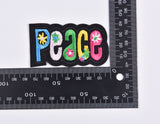 Peace Embroidery Iron on Patch - G.k Fashion Fabrics