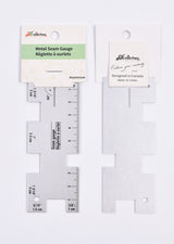 Metal Seam Gauge - G.k Fashion Fabrics Textile Art Gauges & Rulers