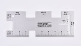 Metal Seam Gauge - G.k Fashion Fabrics Textile Art Gauges & Rulers