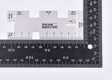 Metal Seam Gauge - G.k Fashion Fabrics Textile Art Gauges & Rulers