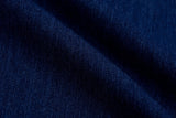 9oz Heavy Washed Denim with Spandex Fabric - G.k Fashion Fabrics Dark Indigo Blue / Price per Half Yard denim