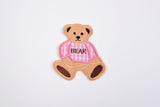 Teddy Bear Patch (2 Pieces Pack) Iron on , Sew on, Embroidered patches. - GK- 50 - G.k Fashion Fabrics