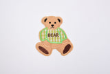 Teddy Bear Patch (2 Pieces Pack) Iron on , Sew on, Embroidered patches. - GK- 50 - G.k Fashion Fabrics
