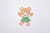 Teddy Bear Patch (2 Pieces Pack) Iron on , Sew on, Embroidered patches. - G.k Fashion Fabrics