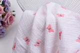 Double layered gauze muslin fabric with embroidery - G.k Fashion Fabrics