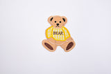 Teddy Bear Patch (2 Pieces Pack) Iron on , Sew on, Embroidered patches. - GK- 50 - G.k Fashion Fabrics