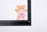 Teddy Bear Patch (2 Pieces Pack) Iron on , Sew on, Embroidered patches. - G.k Fashion Fabrics