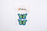 Butterfly Patch (2 Pieces Pack) Iron on , Sew on, Embroidered patches. - GK 55 - G.k Fashion Fabrics